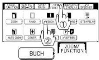 STRAW/FUNCTION BUSH FIND FUND FUND T FUND OVERLY SPEDDER STAMPEN AUTO FUND PAND BUCH INVERTER ZENTIL ① ② BUCH ZOOM/FUNK TION