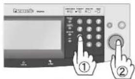 PANASONIC DP-8025 - Aufrufen eines Kopierjobs - 8