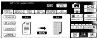 Battery assembly U90 BRINJ FUNCTION FROSOPE JOB-400N UNITATUS 100% A1 A2 100%