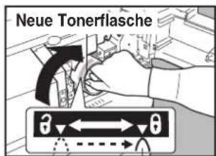 Neue Tonerflasche θ