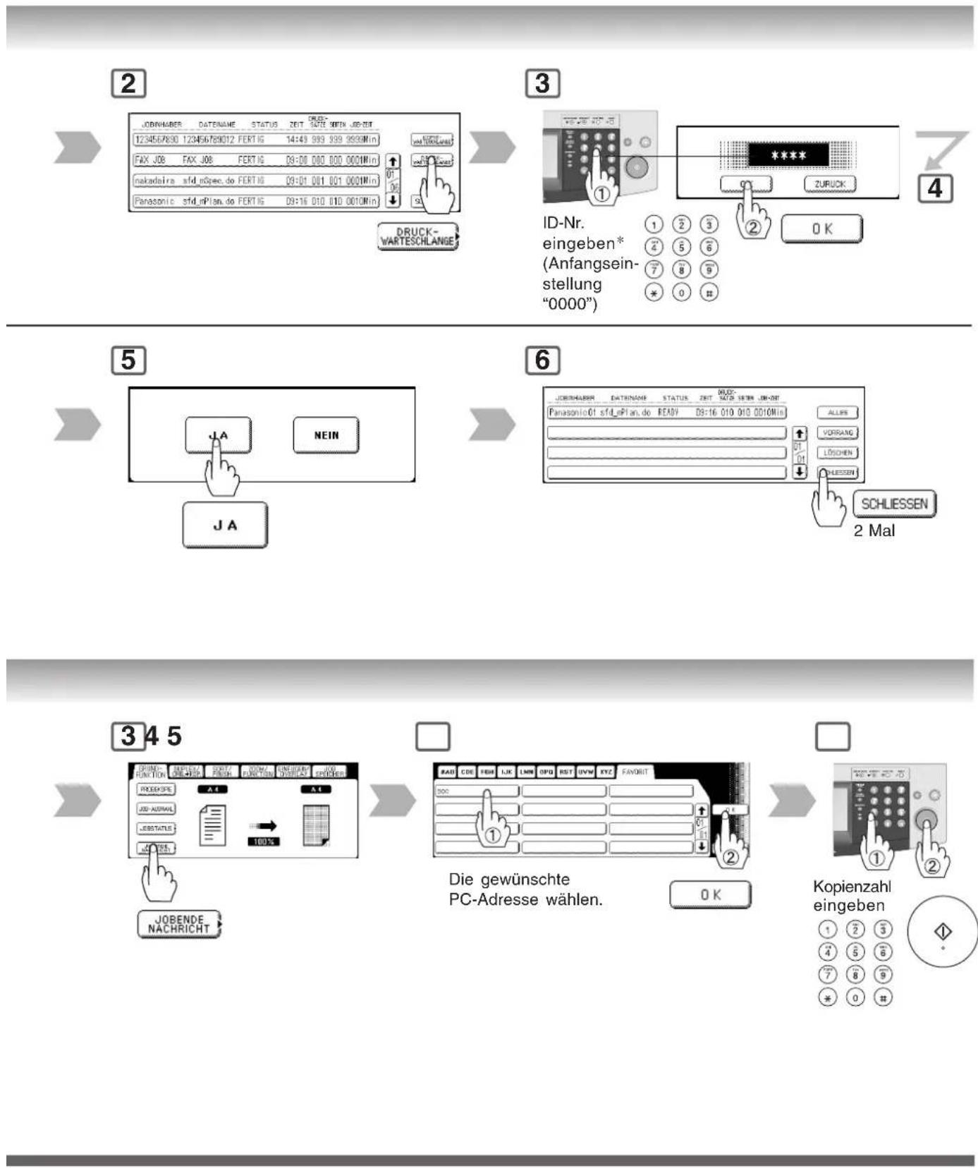 PANASONIC DP-8025 - HINWEIS - 1
