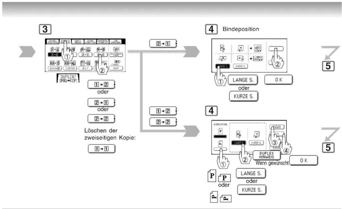 PANASONIC DP-8025 - ■ 1 → 2/2 → 1/2 → 2 - Kopieren - 12