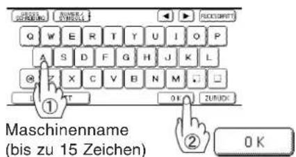 Maschinenname (bis zu 15 Zeichen)