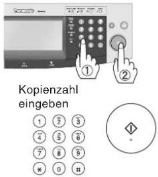 Kopienzahl eingeben