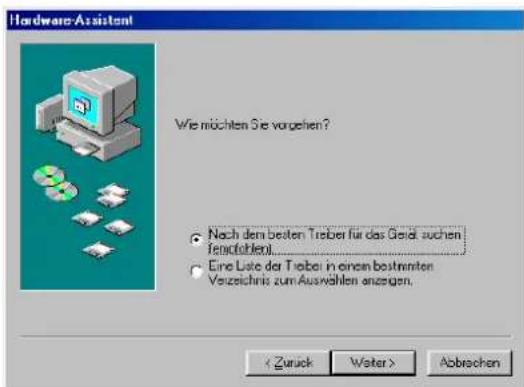 Hardware Assistant Wie möchten Sie vorgehen? Nach den besten Treber für das Gold, suchen ferrschritt. Eine Late der Treber in einen bestimmten Verzeichnis zum Auswählen anzeigen. < Zurich Weiter > Abbrachen
