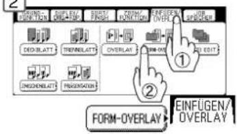 FORM-OVERLAY EINFÜGEN/ OVERLAY