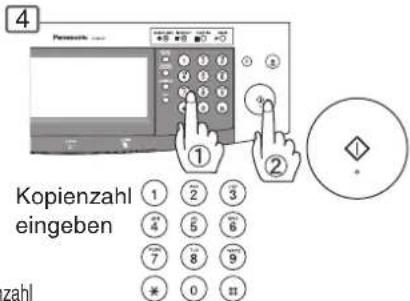 4 Kopienzahl eingeben zahl
