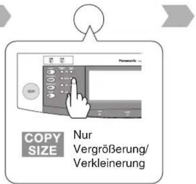 COPY SIZE Nur Vergrößerung/ Verkleinerung
