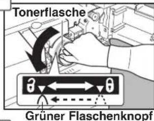Tonerflasche Grüner Flaschenknopf