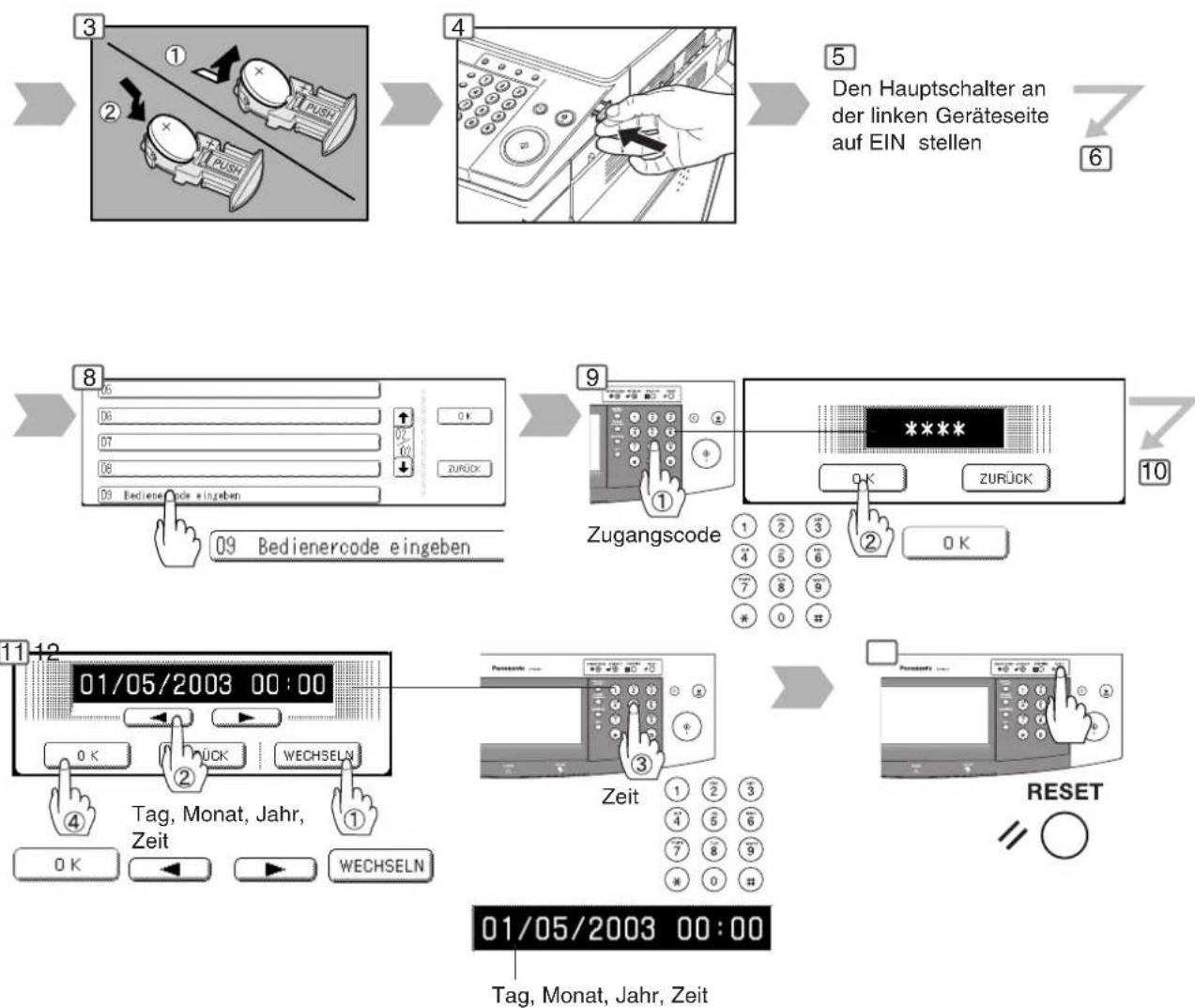PANASONIC DP-3030 - Reinigung - 6