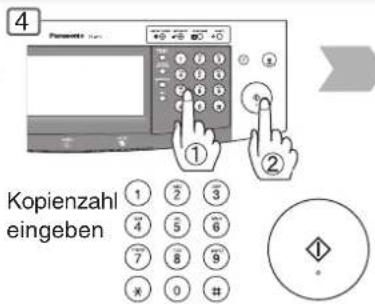 Kopienzahl eingeben