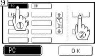 PANASONIC DP-3010 - Löschen der Adresse - 7
