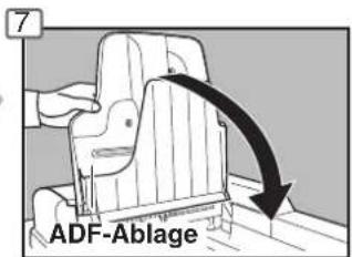 7 ADF-Ablage