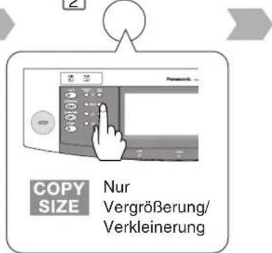 COPY SIZE Nur Vergrößerung/ Verkleinerung