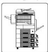 PANASONIC DP-3010 - ● Papierstau beseitigen (2. und 3./4. Papiermagazin) - 1