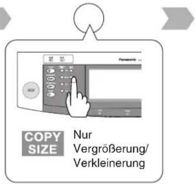 COPY SIZE Nur Vergrößerung/ Verkleinerung