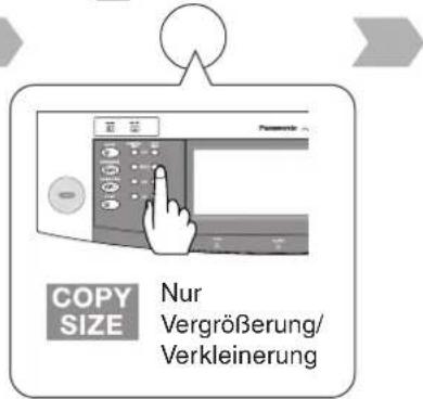 COPY SIZE Nur Vergrößerung/ Verkleinerung