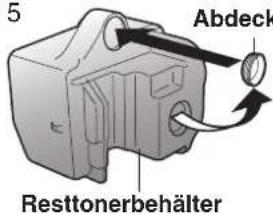 5 Abdeck Resttonerbehälter