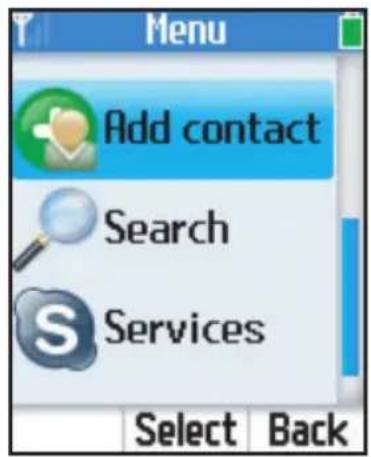 PANASONIC KX-WP1050 - Adding Skype contacts - 1