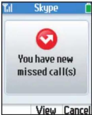 PANASONIC KX-WP1050 - New missed calls notification - 1