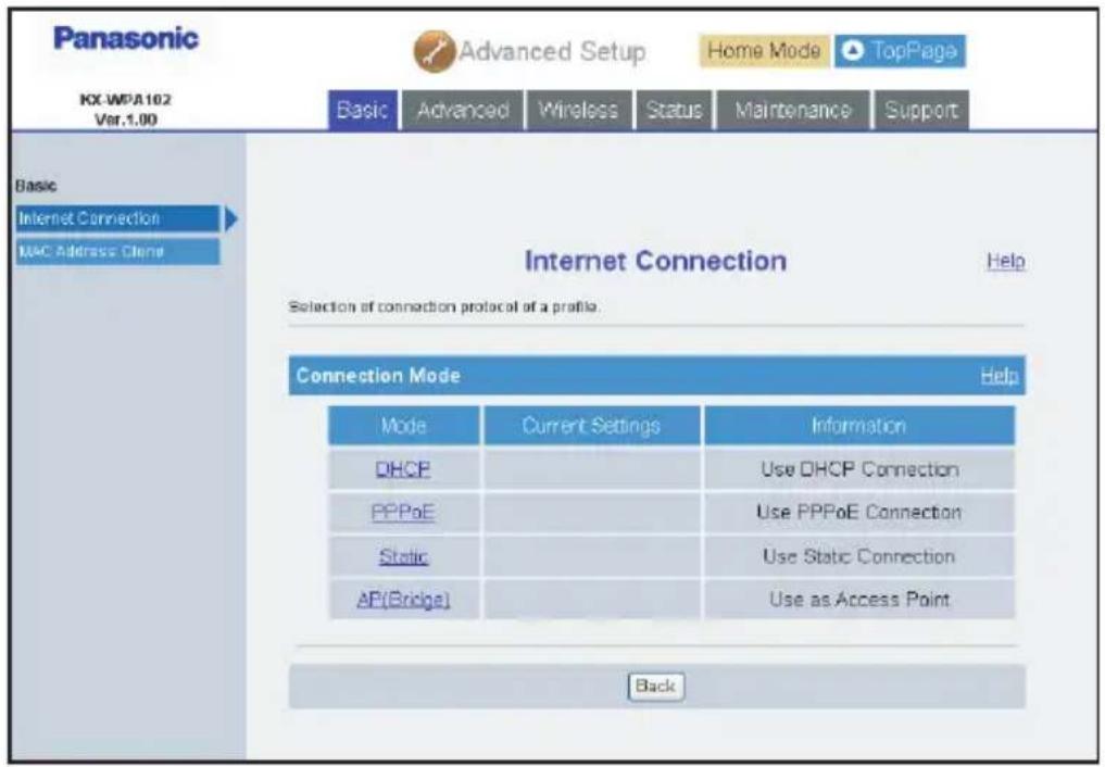 PANASONIC KX-WP1050 - Internet Connection: - 2