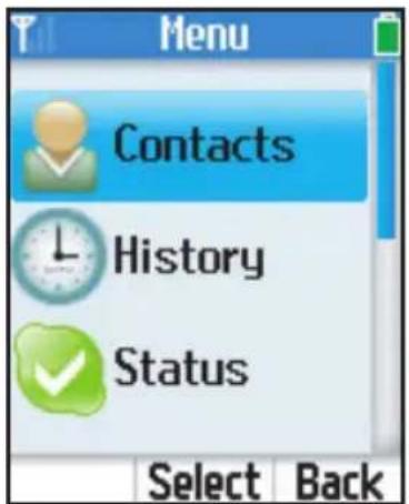 PANASONIC KX-WP1050 - Main menu - 1
