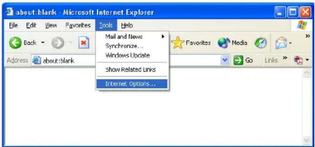 PANASONIC KX-WP1050 - Changing the proxy server settings on Web browser - 1