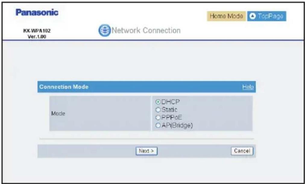 PANASONIC KX-WP1050 - Click [New Profile] under the New Profile heading. - 1