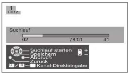 PANASONIC Viera TX-26LX62FA - TV-Speicher-Menü – Manueller Suchlauf - 13