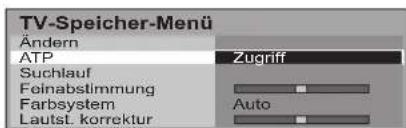 PANASONIC Viera TX-26LX62FA - TV-Speicher-Menü – Übersicht - 16