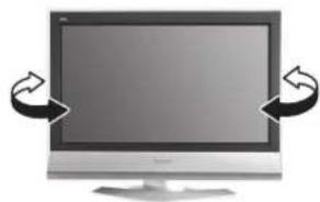 PANASONIC Viera TX-26LX62FA - Verwendung des LCD-Ständers - 1
