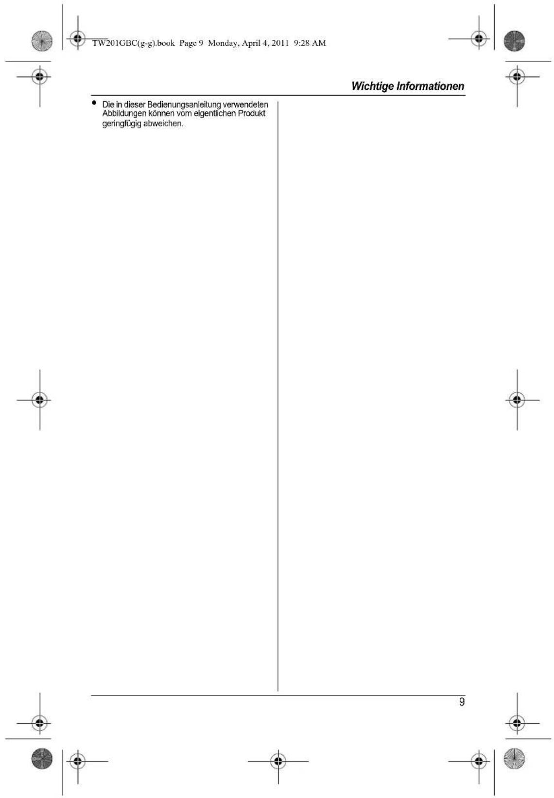 PANASONIC KX-TW201GBC - Technische Daten - 1