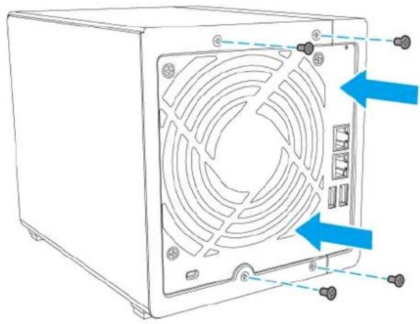 QNAP TS-431P2-4G - Warning - 8