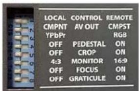 AJA HD10MD4 - DIP Switches - 1