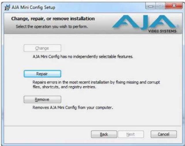 AJA HD10MD4 - PC Installation - 2