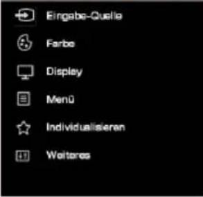 DELL SE2219H - Verwendung des OSD-Menüs (OSD) Zugriff auf das OSD-Menü - 9