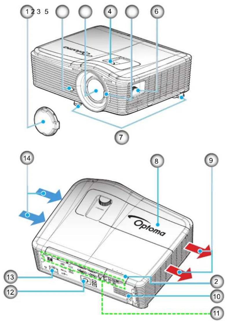 OPTOMA EH515ST - Produktübersicht - 1