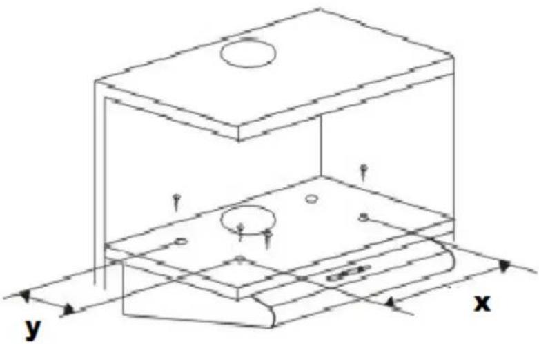PKM UBH4060-2H - Installation of the hood / built-under - 1