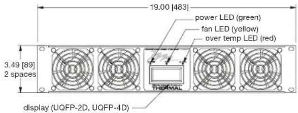 Middle Atlantic IUQFP-4 - basic dimensions - 2
