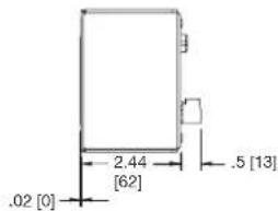 Middle Atlantic IUQFP-4 - basic dimensions - 8