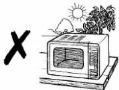 PANASONIC NN-T589 - Placement of your oven - 2