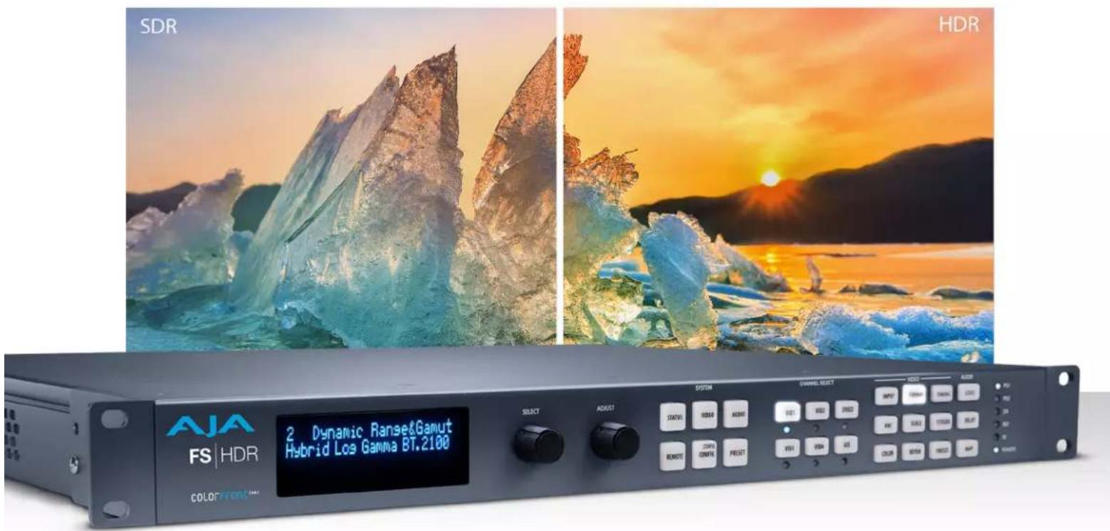 AJA FS-HDR - Frame Sync/Converter/HDR-WCG Processor - 1