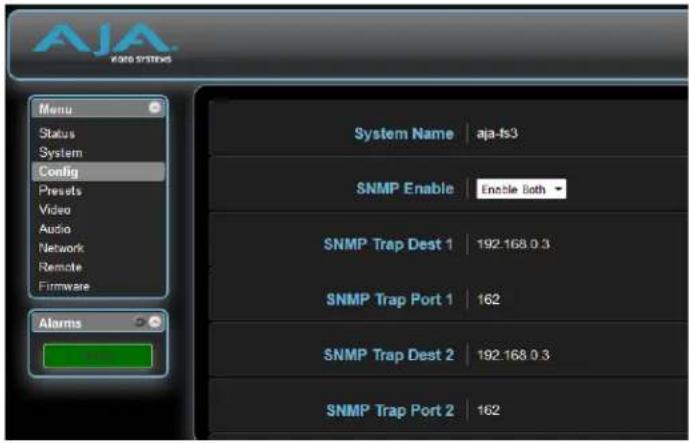 AJA FS3 - Web Browser - 1