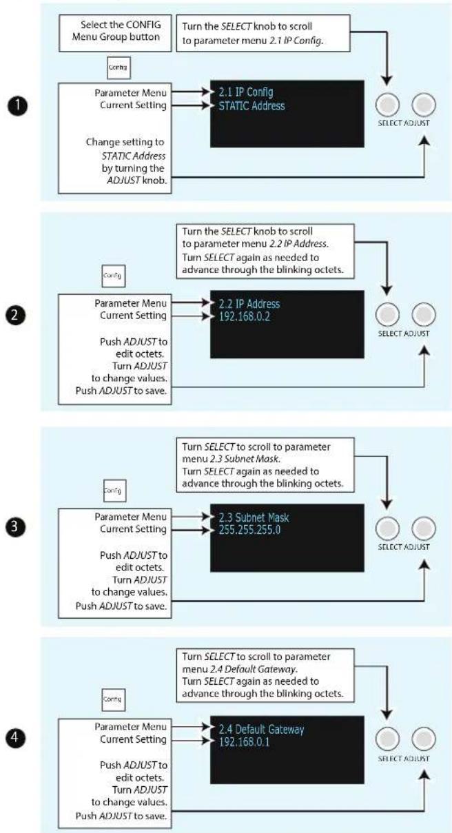 AJA FS3 - Networking the FS3 Using Your Own Static IP - 1