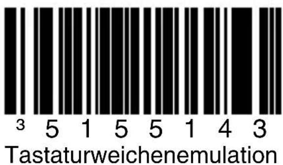 ³ 5 1 5 5 1 4 3 Tastaturweichenemulation