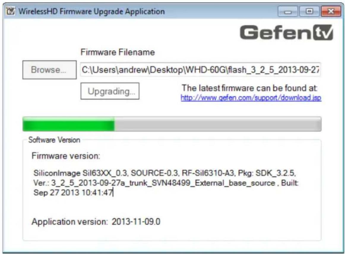 Gefen GTV-WHD-60G - Upgrading the Firmware - 9