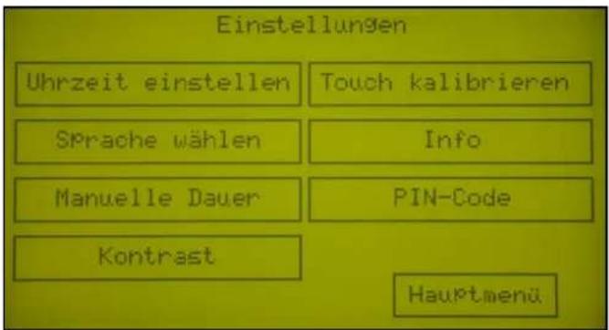Acquacom 12TS - Einstellen der Uhrzeit : - 2