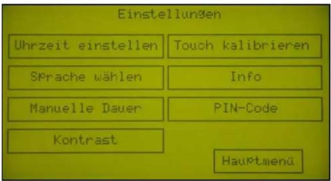 Acquacom 12TS - Einstellen der Sprache : - 2