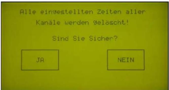 Acquacom 12TS - Löschen aller Kanaleinstellungen : - 3