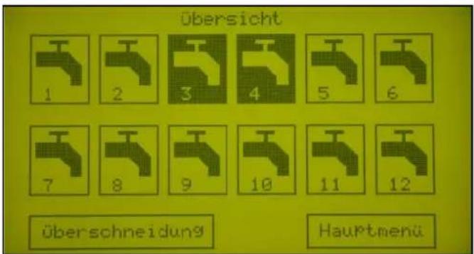 Acquacom 12TS - Anzeige von Zeitüberschneidungen von Kanälen: - 2